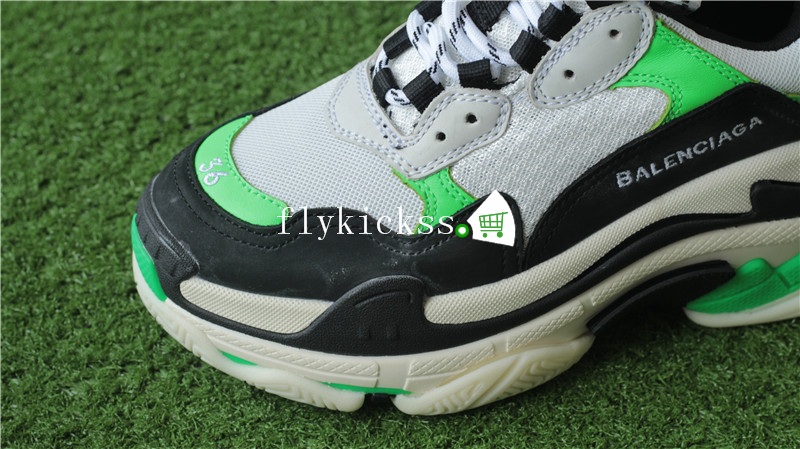 Balenciaga Triple S Mr Porter Neon Green 2018